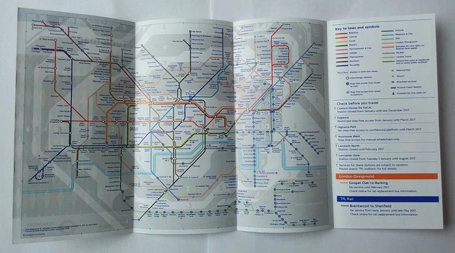 Lul Map.pdf LONDON UNDERGROUND TUBE MAP Dec 2016 TFL Transport for London Railway ...
