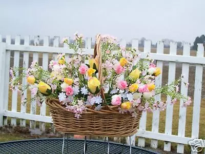 Professional Cemetery Tombstone Saddle Wildflowers Sweetheart Rose Basket Spray
