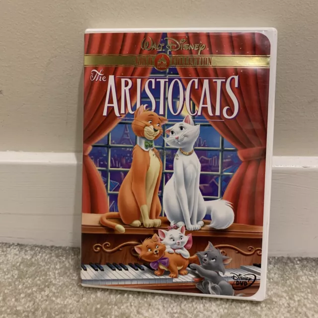 Walt Disney The Aristocats Movie DVD Classic Gold Collection Animation Bonus