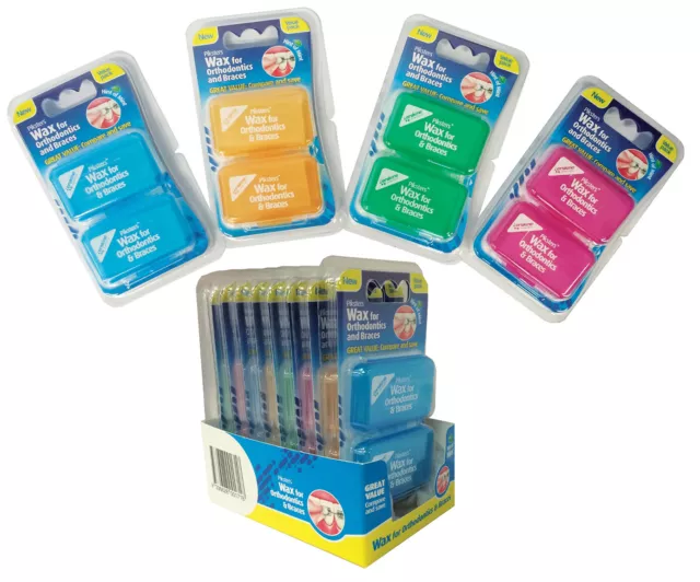 Piksters Wax for Orthodontics & Braces Twin Packs. Four Colours. From $6.25ea