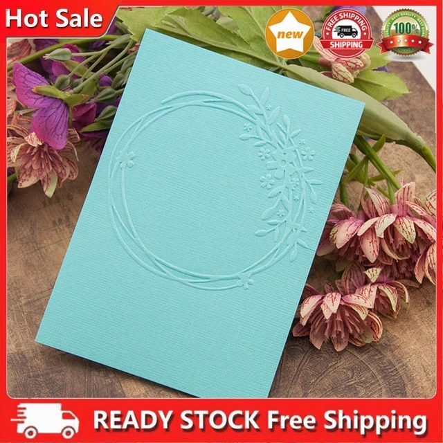 Garland Plastic Template Embossing Folder for DIY Scrapbooking Photos Album