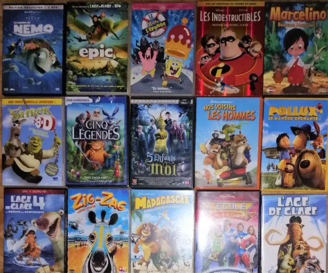 Lot de DVD enfants Disney DreamWorks - Disney | Beebs