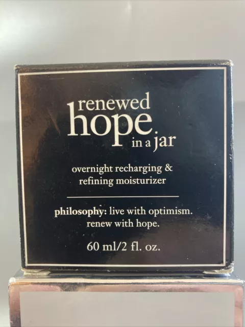 Philosophy Renewed Hope In A Jar Overnight Recharging & Refining Moisturizer 2oz