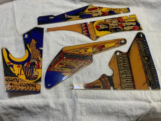 Pharoah Pinball Plastic Set Playfield Williams 1981