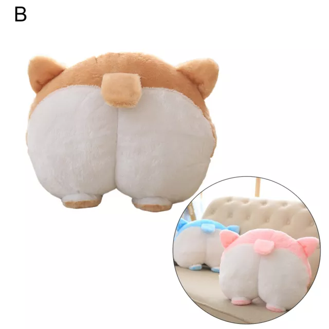 Lovely Soft Cartoon Corgi Dog Stuffed Plush Doll Home Sofa Cushion Kids Toy 88