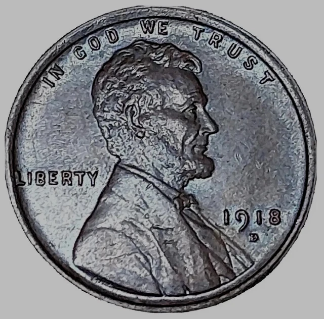 1918-D Lincoln Wheat One Cent Penny ~ Better Date ~ CHOICE BROWN BU