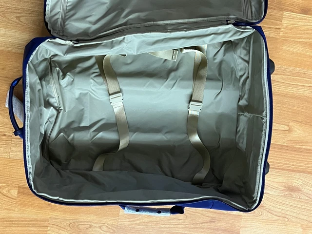Tumi Voyageur Nylon Leisure Travel Blue Carryon Luggage Suitcase Wheels Black 8