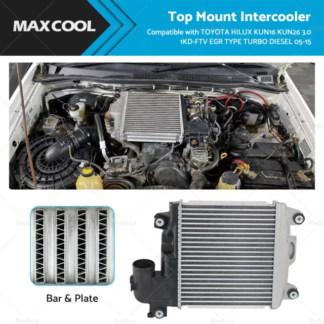 Intercooler Suitable For Toyota Hilux KUN16R 26R 3.0 1KD-FTV TD EGR TYPE 2005-15