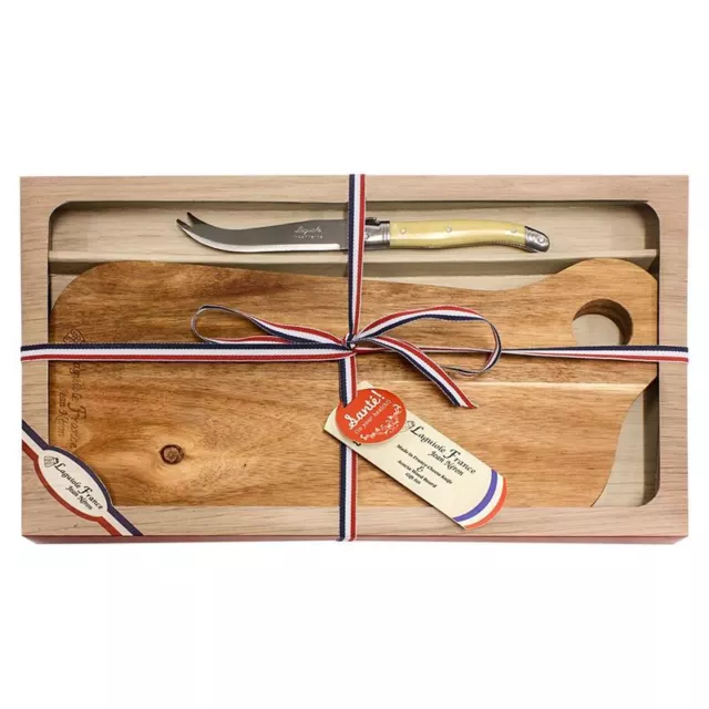 Laguiole Jean Neron - Cheese Knife and Serving Board Gift Boxed Set Rectangular