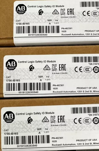 1756-IB16S New AB Factory Sealed Control Logix Safety IO Module Ser A 1756IB16S