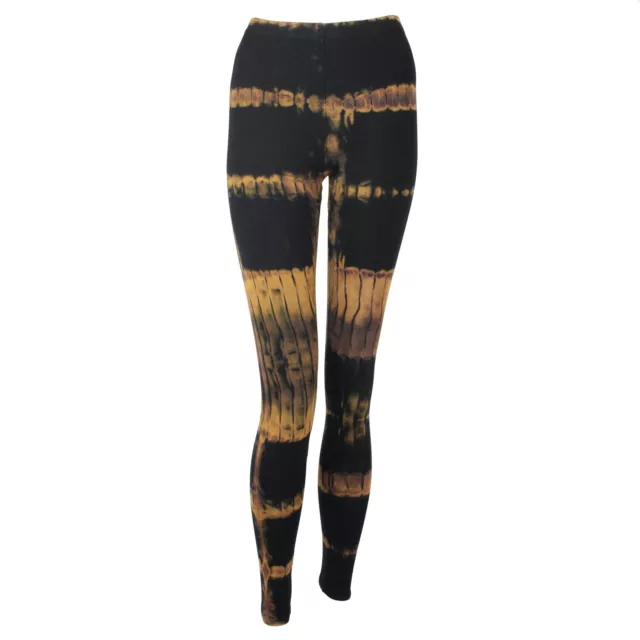 Leggings Batik Birch noir brun-ocre