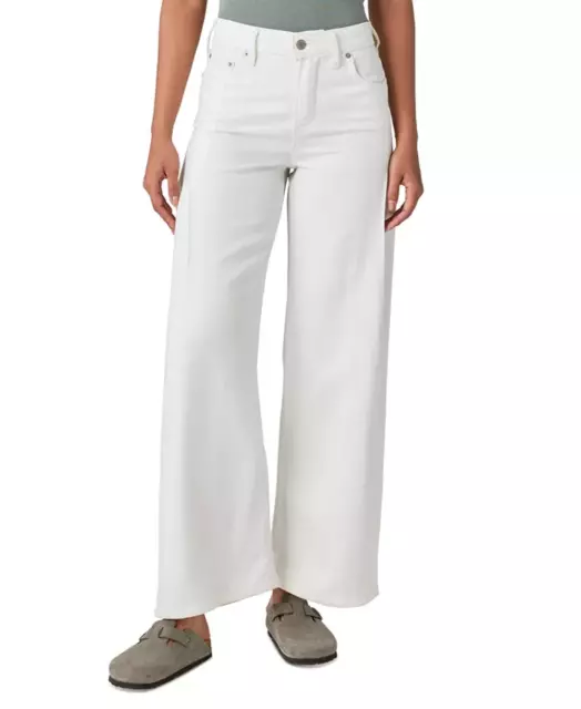 Lucky Brand High-Rise White Palazzo Jeans TR 1762