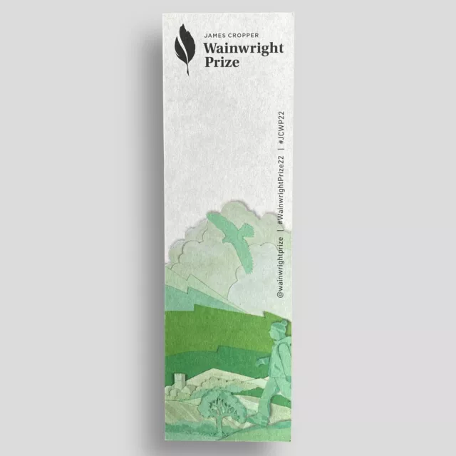 Wainwright Prize James Cropper Collectible PROMOTIONAL BOOKMARK