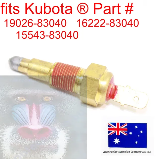 fits Kubota Engine Temperature Sensor Switch 19026-83042 1902683042 19026-8304-2