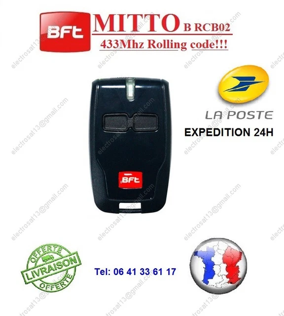 BFT MITTO 2 MITTO B RCB 433,92 Mhz EUR 14,85 PicClick FR — free download
