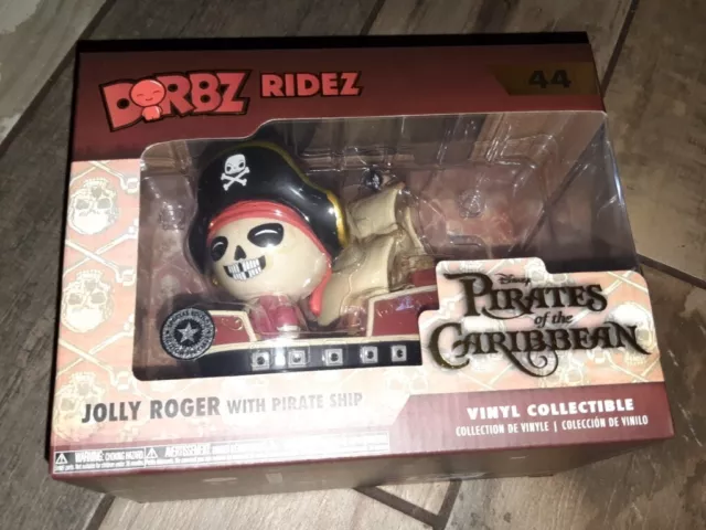 Funko Dorbz Ridez Pirates Caribbean Jolly Roger #44 Disney Park Exclusive Vinyl