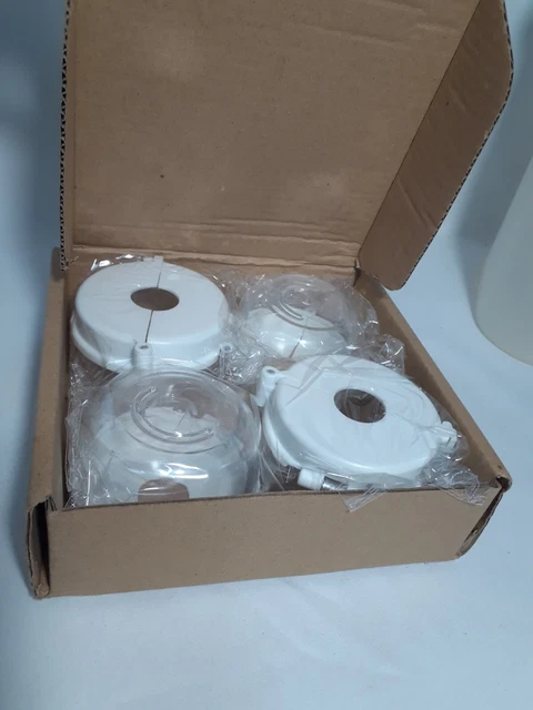 Stove & Oven Knob Safety Cover, 4 Pack, Clear & White