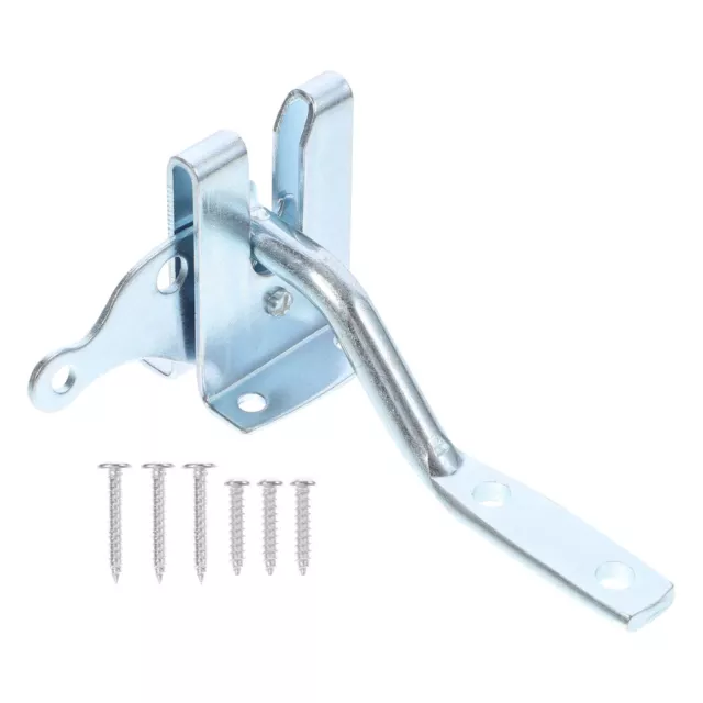 Self Locking Gate Latch for Fence/Gate/Door - Silver