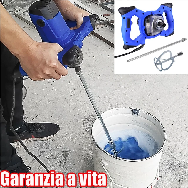 Brushless Agitatore miscelatore miscelatore malta agitatore calcestruzzo 2800W