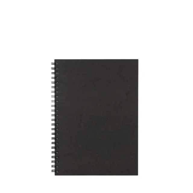 MUJI Double ring notebook Plain A5 Dark gray 80 sheets