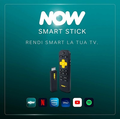 OS NOW tv smart stick APP NETFLIX YOUTUBE PRIME-VIDEO SPOTIFY DISNEY+ 