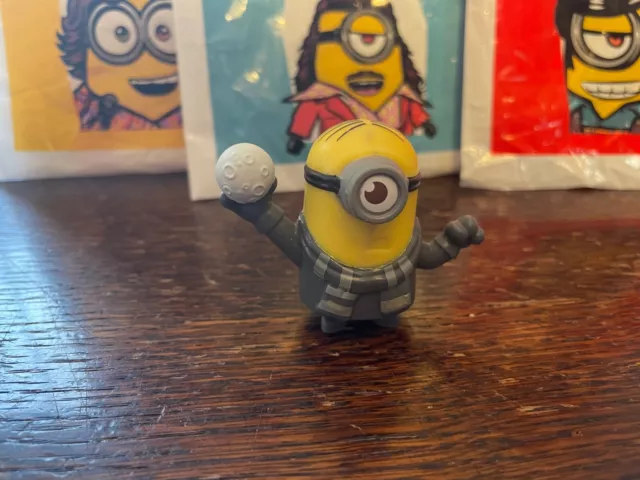 McDonalds Happy Meal Toy UK 2020 Minions Rise Of Gru Figure - MINION WITH MOON