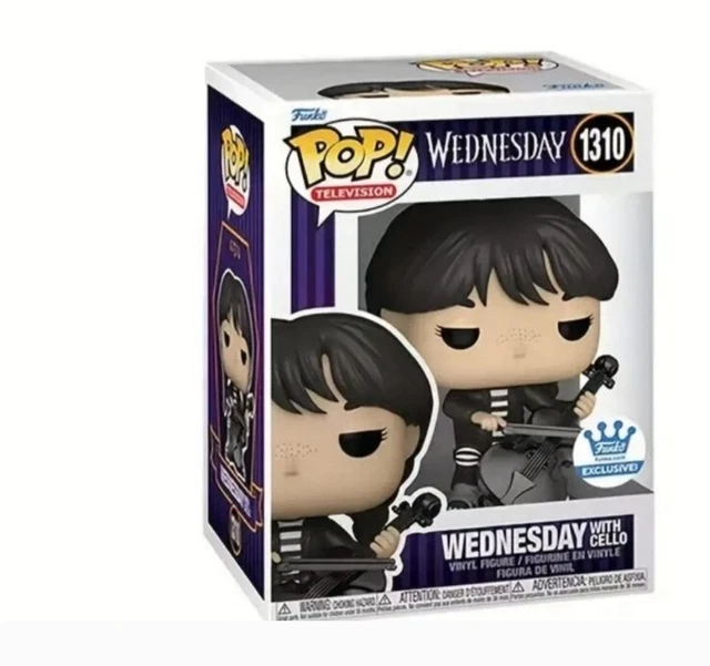 Funko POP! Wednesday 1310# Wednesday Addams with Cello Vinyl Action Figures 2