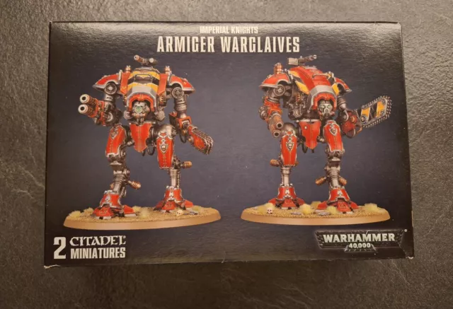 WARHAMMER - IMPERIAL KNIGHTS ARMIGER WARGLAIVES - 2 Figurines