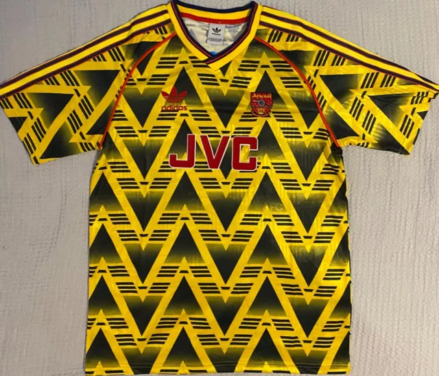 Arsenal 1993/95 Away Shirt Large "Bruised Banana"