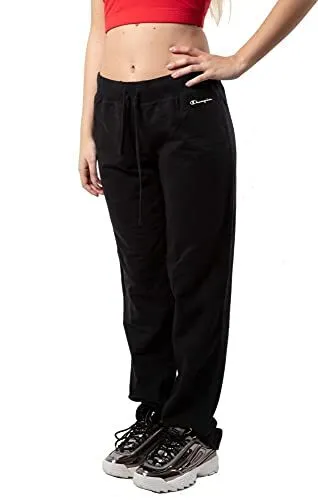 Long Sports Trousers Champion Drawstring Lady Black (Size: Xl) Clothing NEW