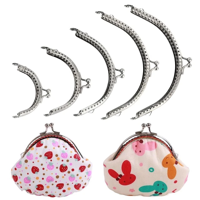 CHGCRAFT 2 Pezzi 20cm Borsellino In Alluminio Kiss Clasp Telaio Interno