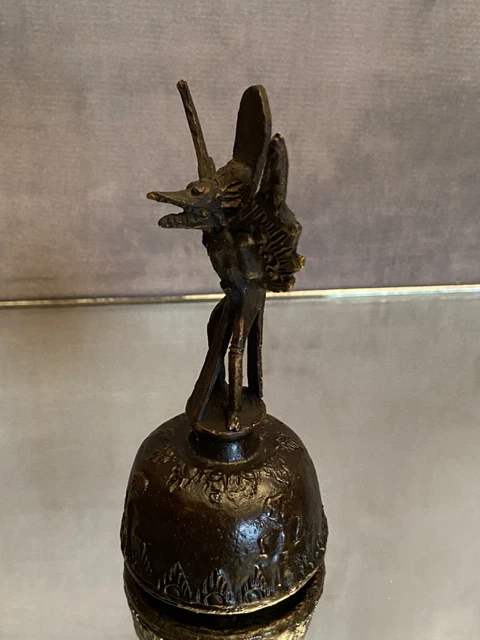 Cloche en bronze au Dieu Garuda Indonésie Bali 3
