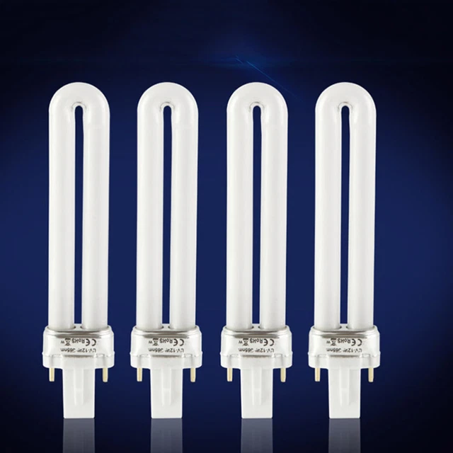3 Pcs Matériel De Nail Art Ampoules Lampe Sèche-ongles Vernis À