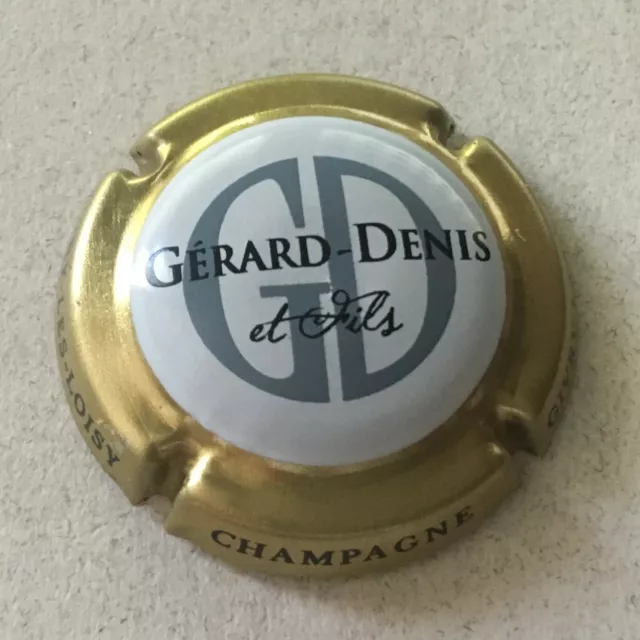 Capsule de champagne GERARD Denis et Fils (2a. Contour or GD gris)