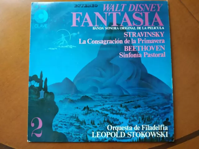 Banda Sonora Original De La Película Fantasía De Disney De 1940 Lp de vinilo