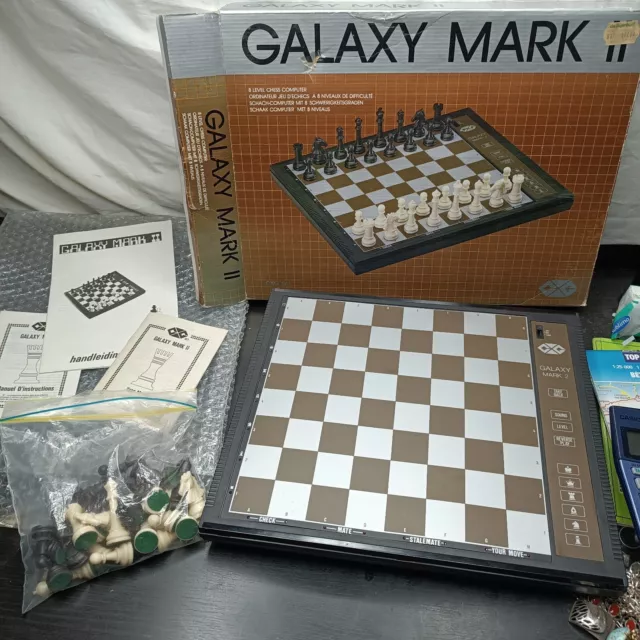 Vintage Nos Cxg 011 Galaxy Mark 2 Electronic Chess Game