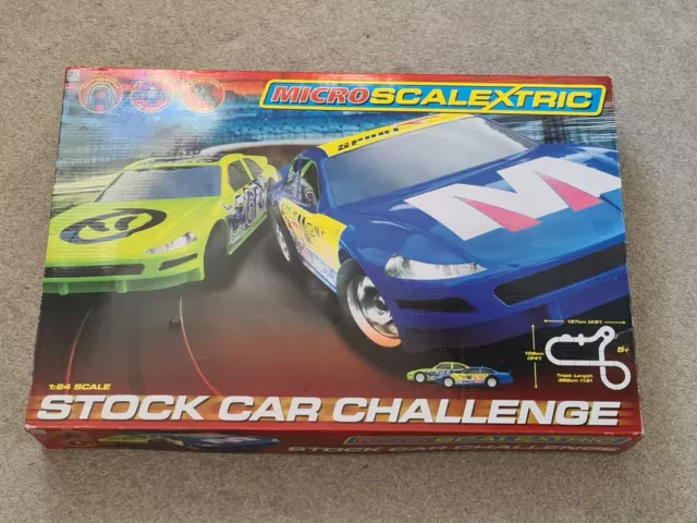 Micro Scalextric Set Stock-Car Challenge G2157 - Tested Working