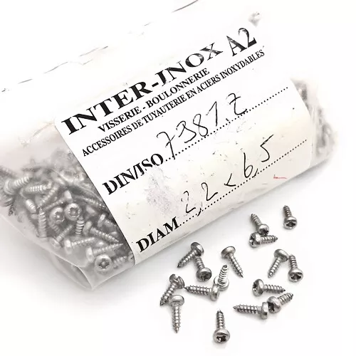 [250pz] 7981-2-2.2X6.5 2.2x6.5/DIN7981Z ISO7049 VITE