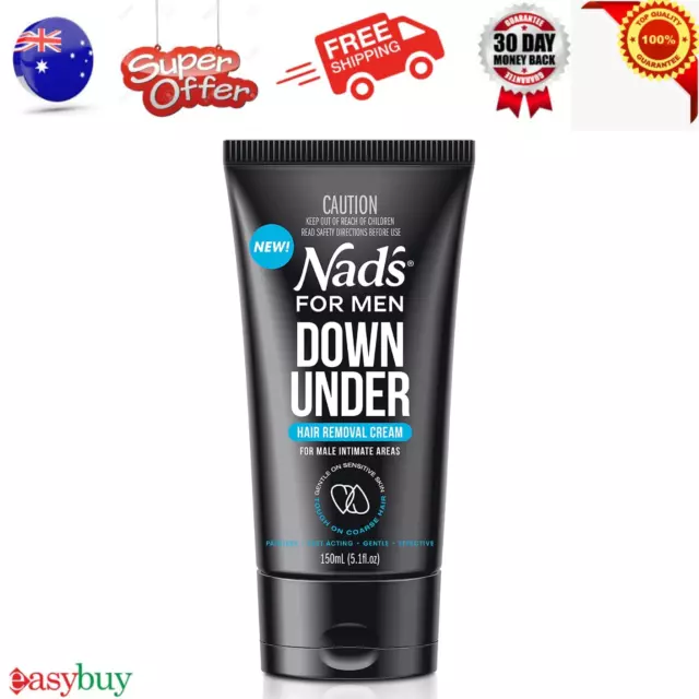 Nad's For Men Intimate Hair Removal Cream For Men - Easy & Painless, Depilatory