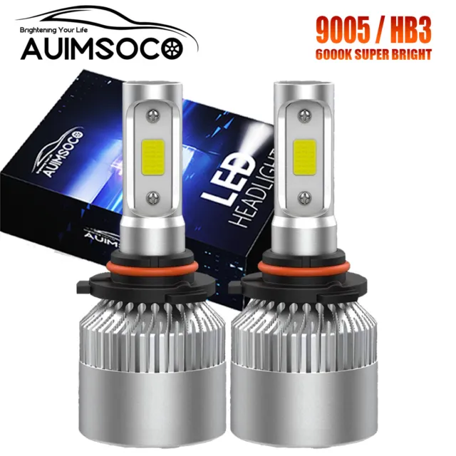 9005 2x 6000K LED Headlight High/Low Beam HB3 Combo Kits For Acura MDX 2001-2013