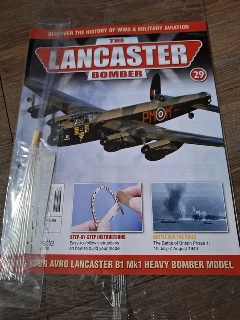 BUILD THE LANCASTER Bomber Model Sealed Magazine Issue 29 Hachette ...