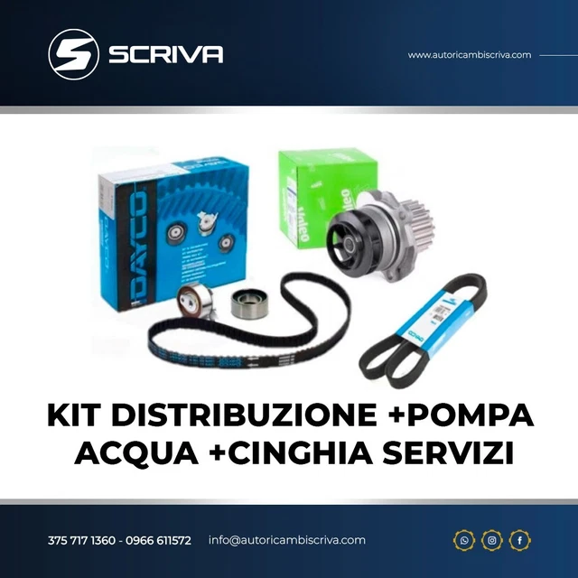 Kit Cinghia Di Distribuzione Per Ford Fiesta Mk6 1.4 TDCi 68 CV Diesel - Foto 5