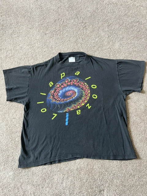 Vintage Lollapalooza 1991 Shirt Janes Addiction IceT Siouxsie Faded Black XL