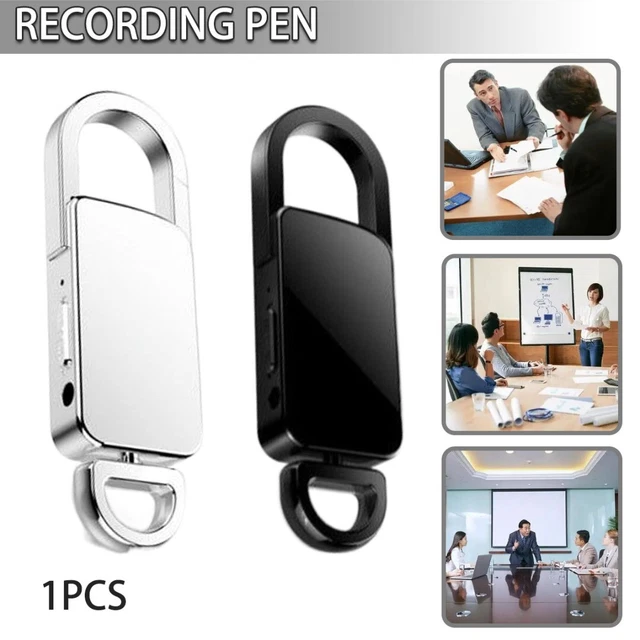 8G Mini Hidden Digital Audio Keychain Voice Activated Recorder MP3 Player l-