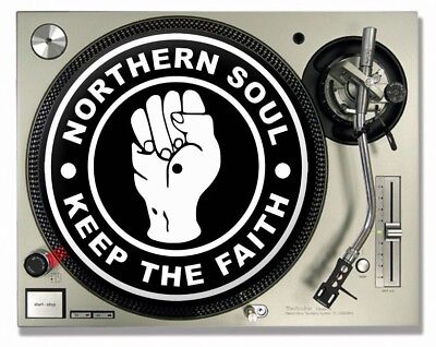 Northern Soul-Mantieni la fede DJ SLIPMAT/GIRADISCHI slittamento Mats X 2-Technics