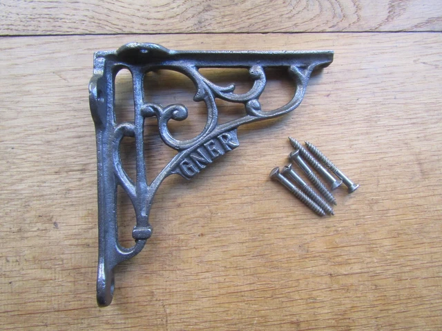 Rustic iron shelf bracket vintage retro old shelf Support Book bracket