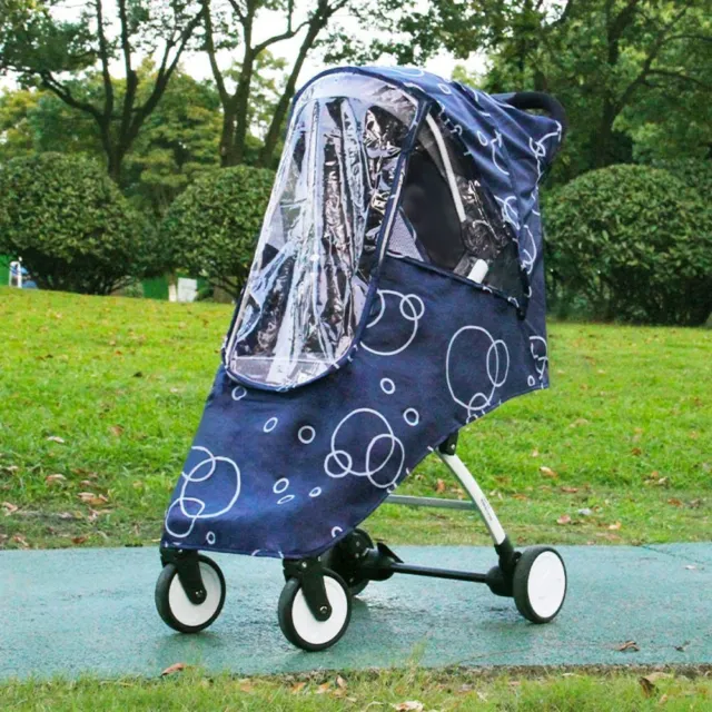 Baby Outdoor Buggy Protection Stroller Rain Cover Pushchair Rain Shade Nylon