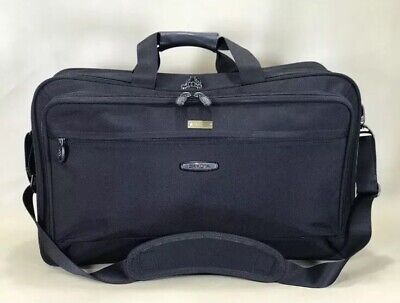 Used Dakota by Tumi Black 22” Exp Carry On Garment Bag Overnighter Briefcase