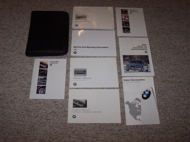 1998 BMW Z3 Roadster Convertible Owner Owner's Manual User Guide Set 1.9L 2.8L 1998 BMW Z3 Roadster Convertible Owner Owner's Manual User Guide Set 1.9L 2.8L