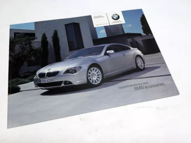 2004 BMW 6 Series E63 Original Parts & Accessories Brochure